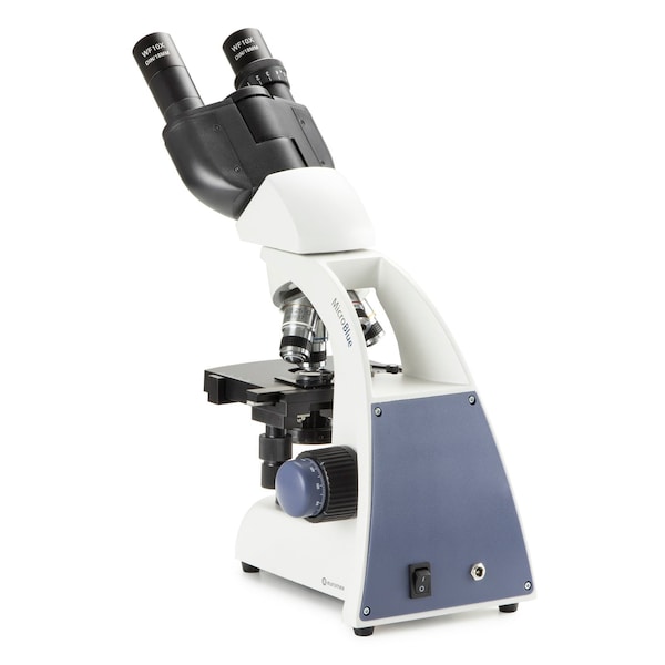 MicroBlue 40X-1600X Binocular Entry-Level Portable Compound Microscope W/10MP USB 2 Digital Camera